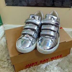 Moccasins on for girls or boys. Casual shoes can be dress up or down.